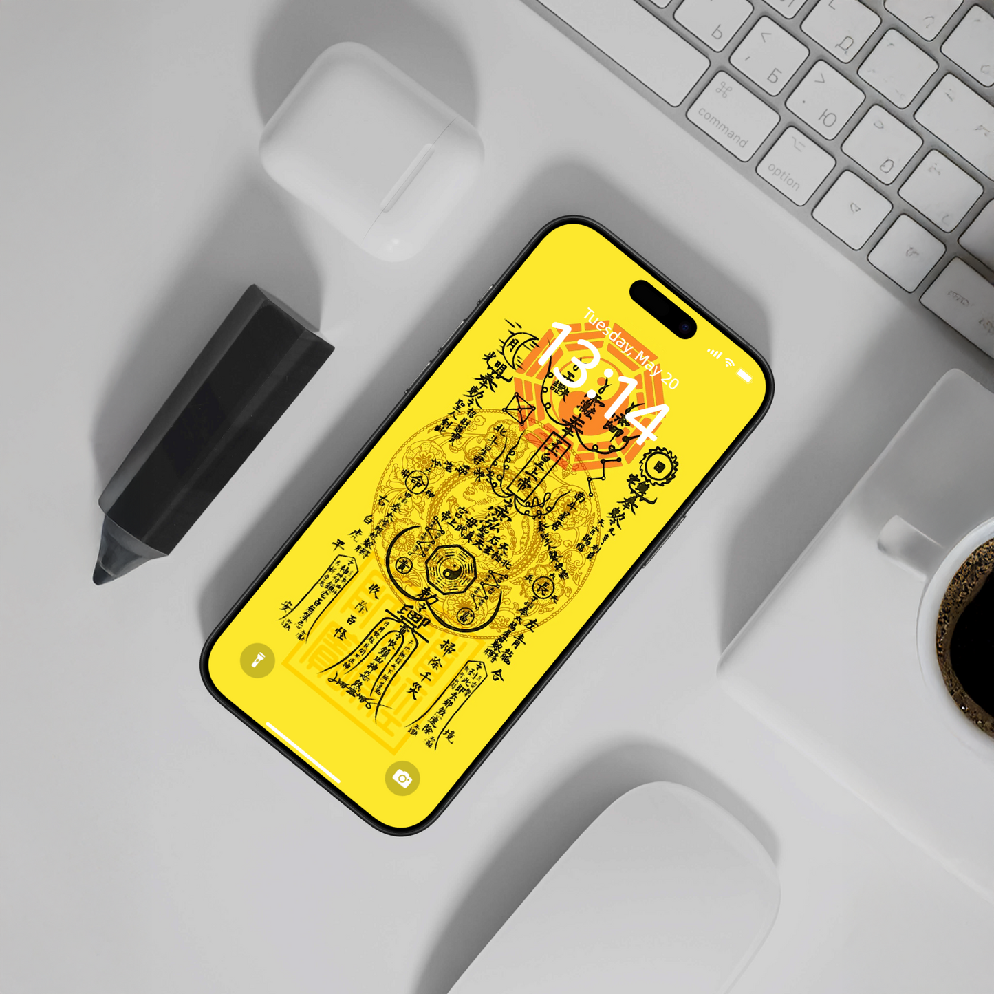 Instant Energy Charge - Digital Talisman Phone Wallpaper